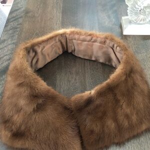 Elegant Real Mink Fur Collar
